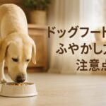 ドッグフードを電子レンジでふやかす方法と成犬へのデメリット