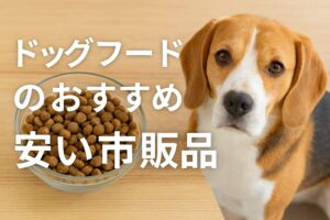 おすすめ安い市販品ドッグフードの選び方と注意点まとめ