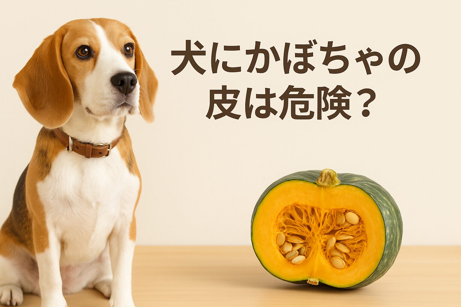 犬にかぼちゃの皮は危険?安全な与え方と注意点まとめ