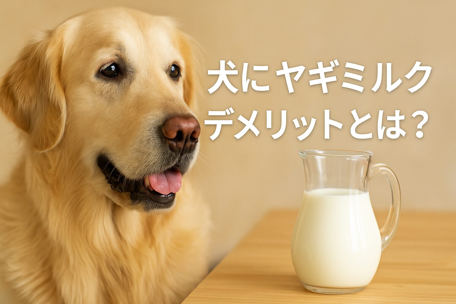 犬の健康に影響も?ヤギミルクのデメリットとは