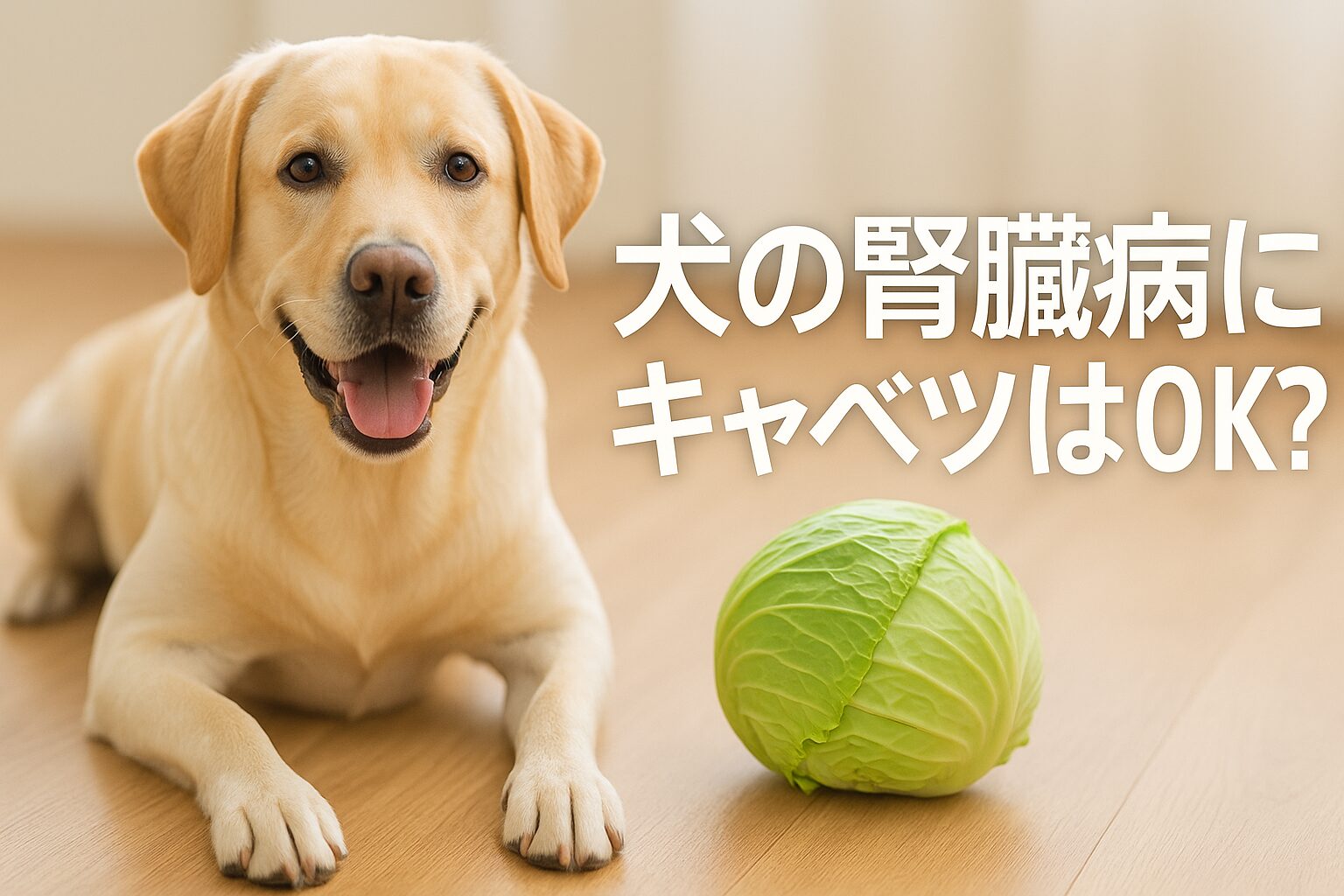 腎臓病の犬にキャベツはOK?安全な与え方と注意点