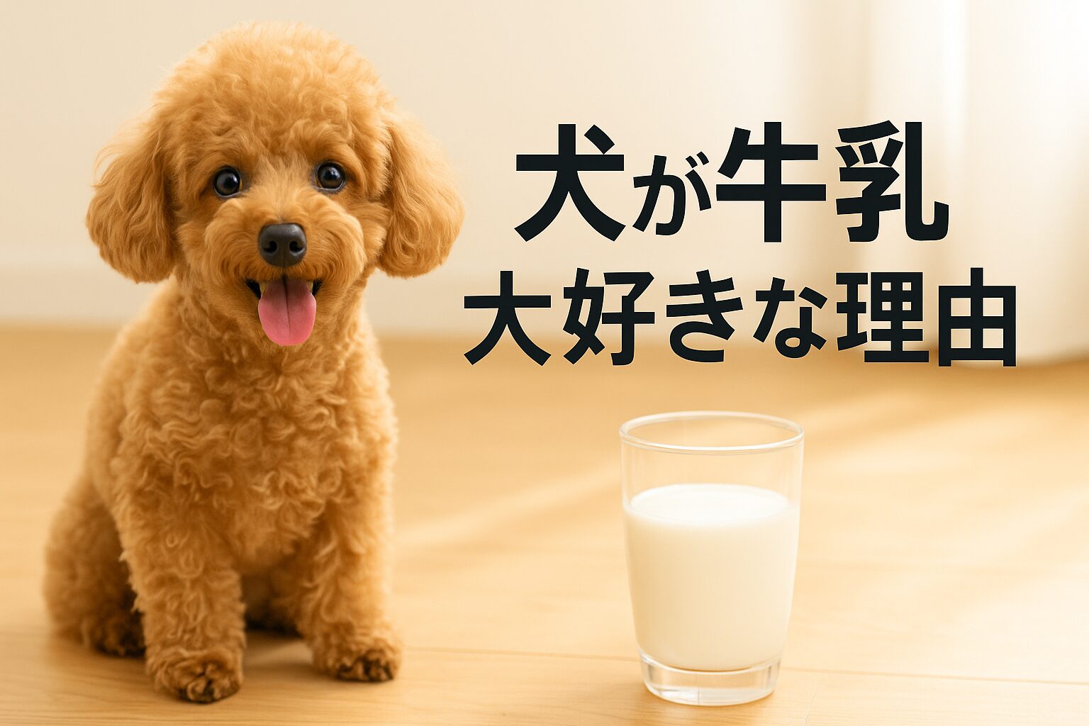 犬が牛乳を大好きな理由と注意点|下痢やアレルギーを防ぐ方法