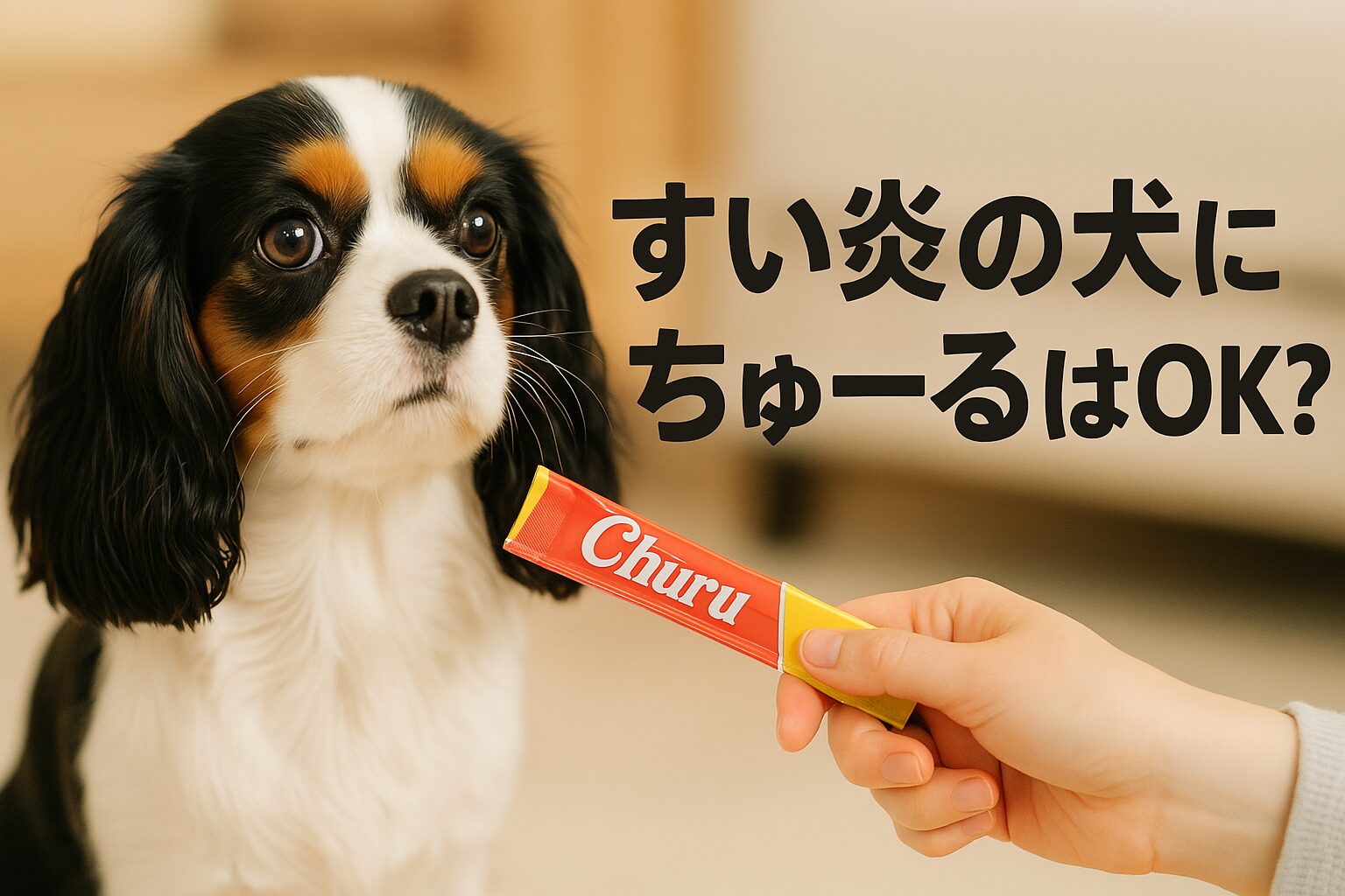 膵炎の犬にチュールはOK?安全な選び方と注意点