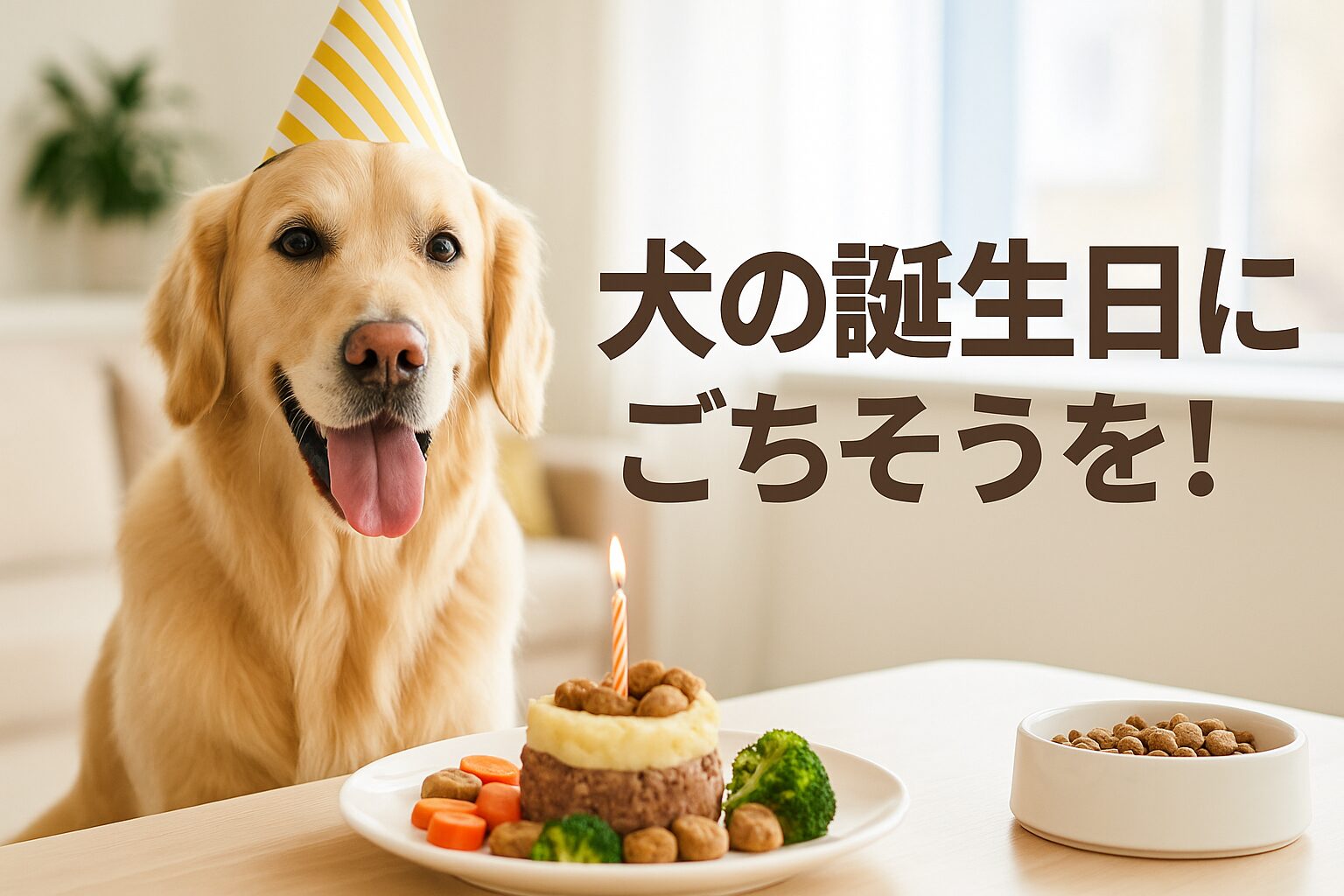 犬の誕生日ごちそう特集|手作りケーキとお祝いプラン集