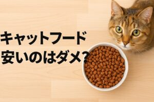 キャットフードが安いのはダメ？後悔しない選び方の基本