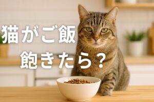 猫のご飯に飽きたサインとは？食べない時の理由と行動チェック