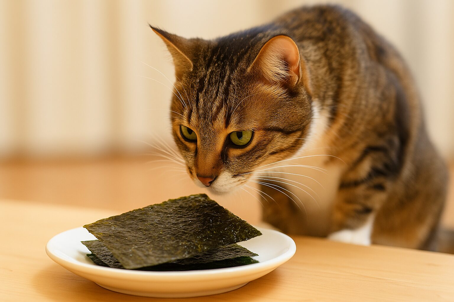 猫はなぜ海苔を好きになる?喜ぶ理由と与える際の工夫とは