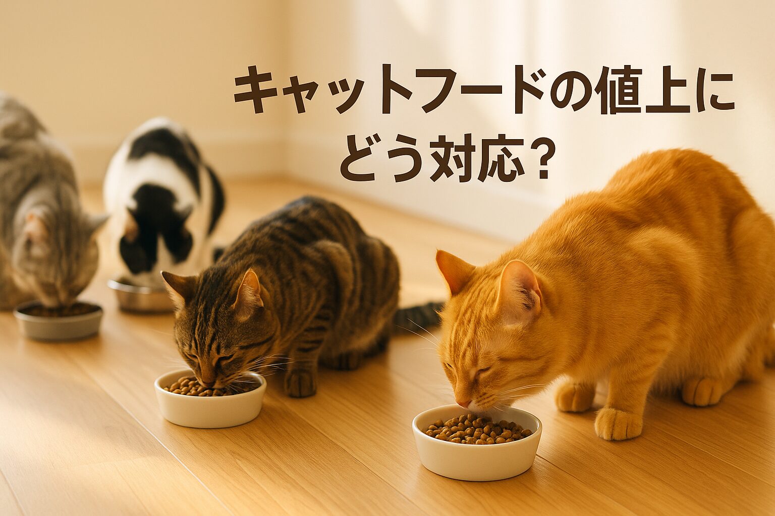 2024年キャットフードの値上げ対策!今できる節約術まとめ