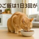 猫にご飯を与える時間は？3回に分けるメリットと注意点とは