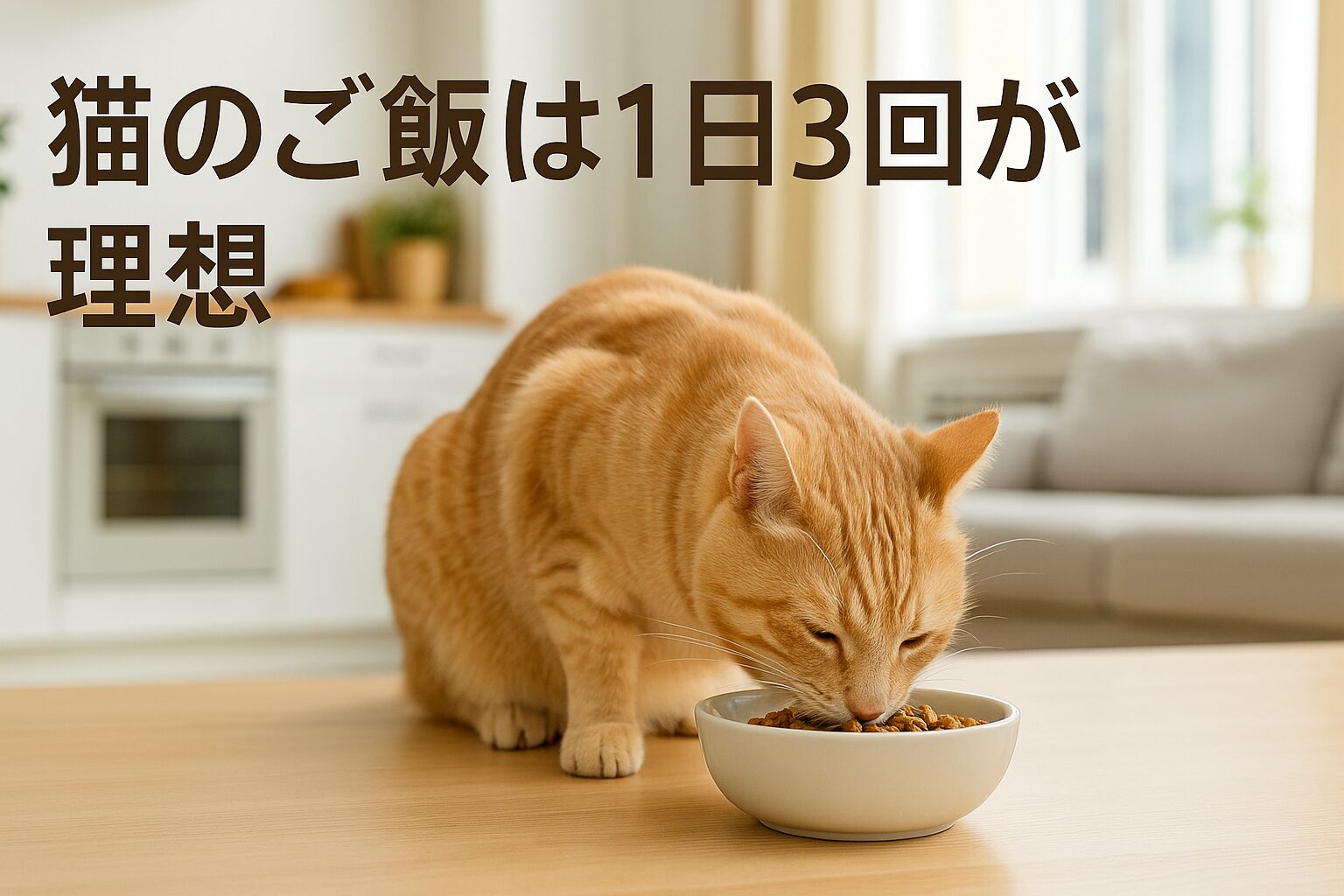 猫にご飯を与える時間は?3回に分けるメリットと注意点とは