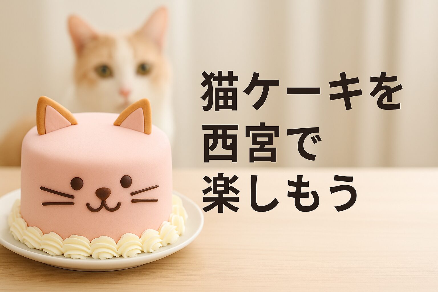なぜ猫ケーキが西宮で大人気?愛される理由を徹底解説