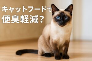 キャットフードで便臭が変わる？軽減効果と安さを両立する方法