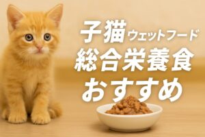 なぜ子猫には総合栄養食のウェットフードがおすすめなのか？