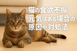 猫が食欲不振の理由とは？元気はあるけど食べない時の対処法