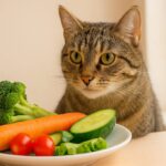 猫が野菜好きな理由と危険な食材を知って健康管理をしよう