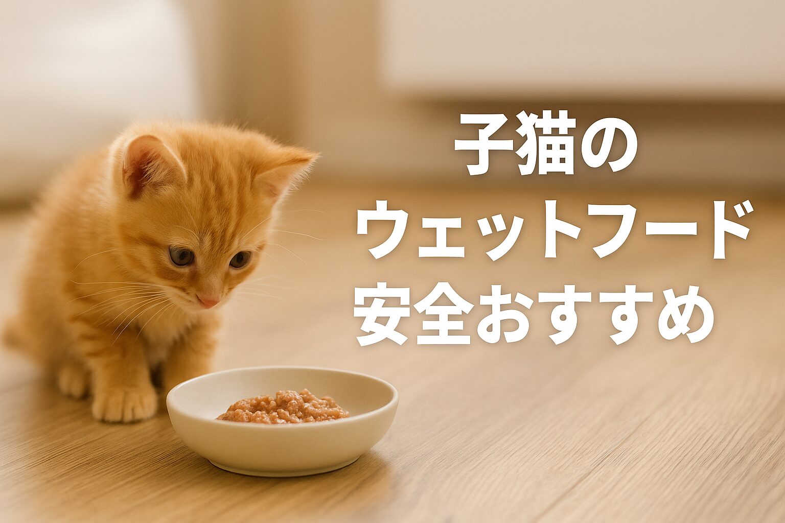 子猫のための安全ウェットフードとは?おすすめ商品を徹底比較!