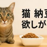 猫が納豆を欲しがる理由と対策を徹底解説