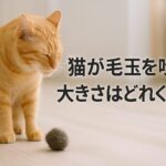 猫が毛玉を吐く大きさとは？原因や頻度と対策方法を徹底解説