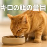猫5キロに最適な餌の量と回数を初心者向けに解説！
