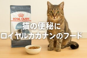 猫の便秘に効くフードは？ロイヤルカナンの効果と選び方